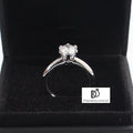 Bague de fiançailles DALILA en or blanc et diamant (804738826292)