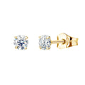 Boucles d'oreilles PUCES CLASSIQUES 4 en or et diamants 0,40 ct (1501761208372)