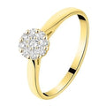 Bague Fleur en or et diamants